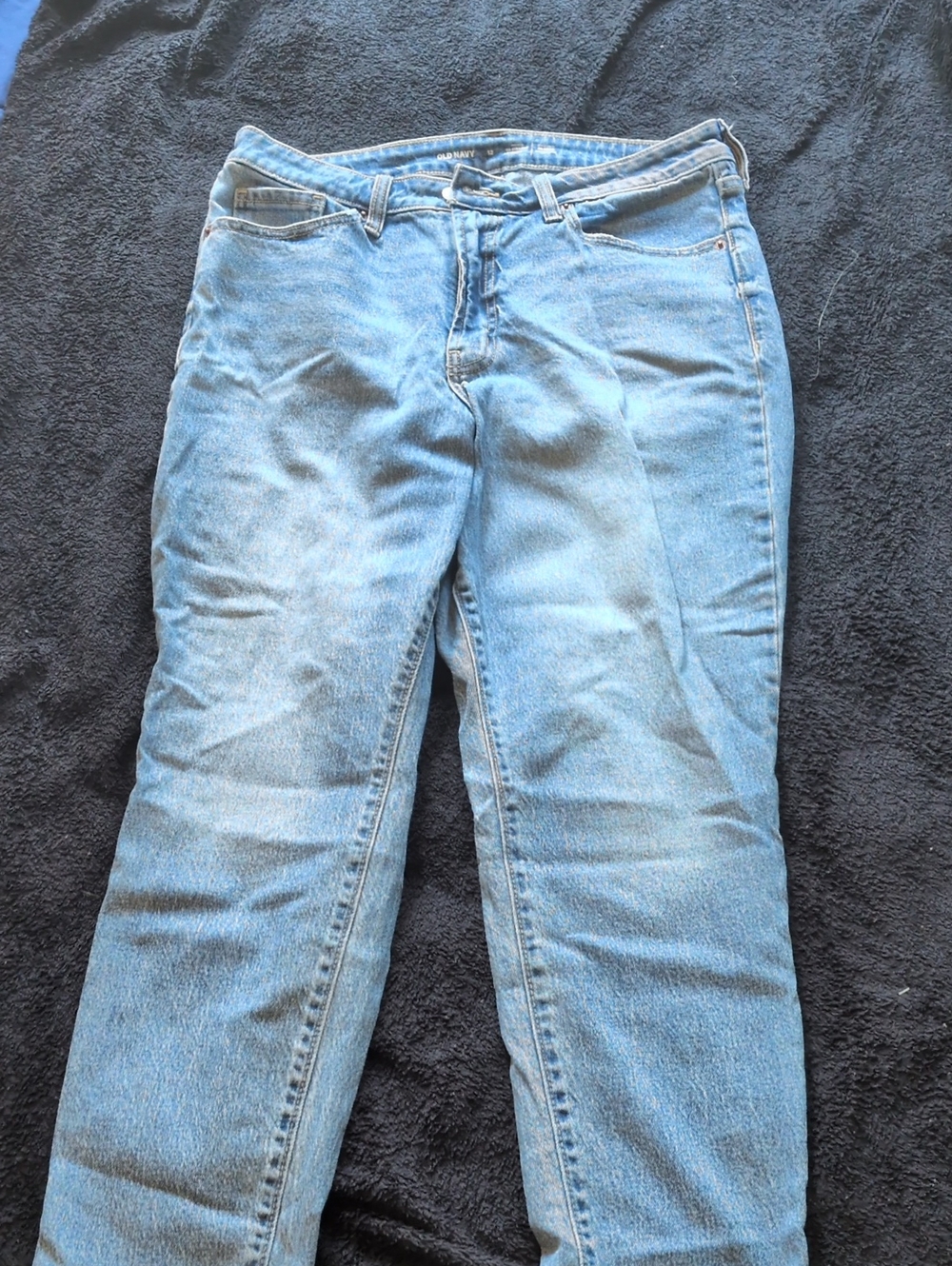 Old Navy Light Blue Straight-Leg Women's Jeans